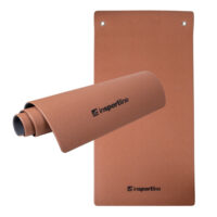Podložka na cvičenie inSPORTline Aero Advance 140x60x0,9 cm mocha mousse-šedá