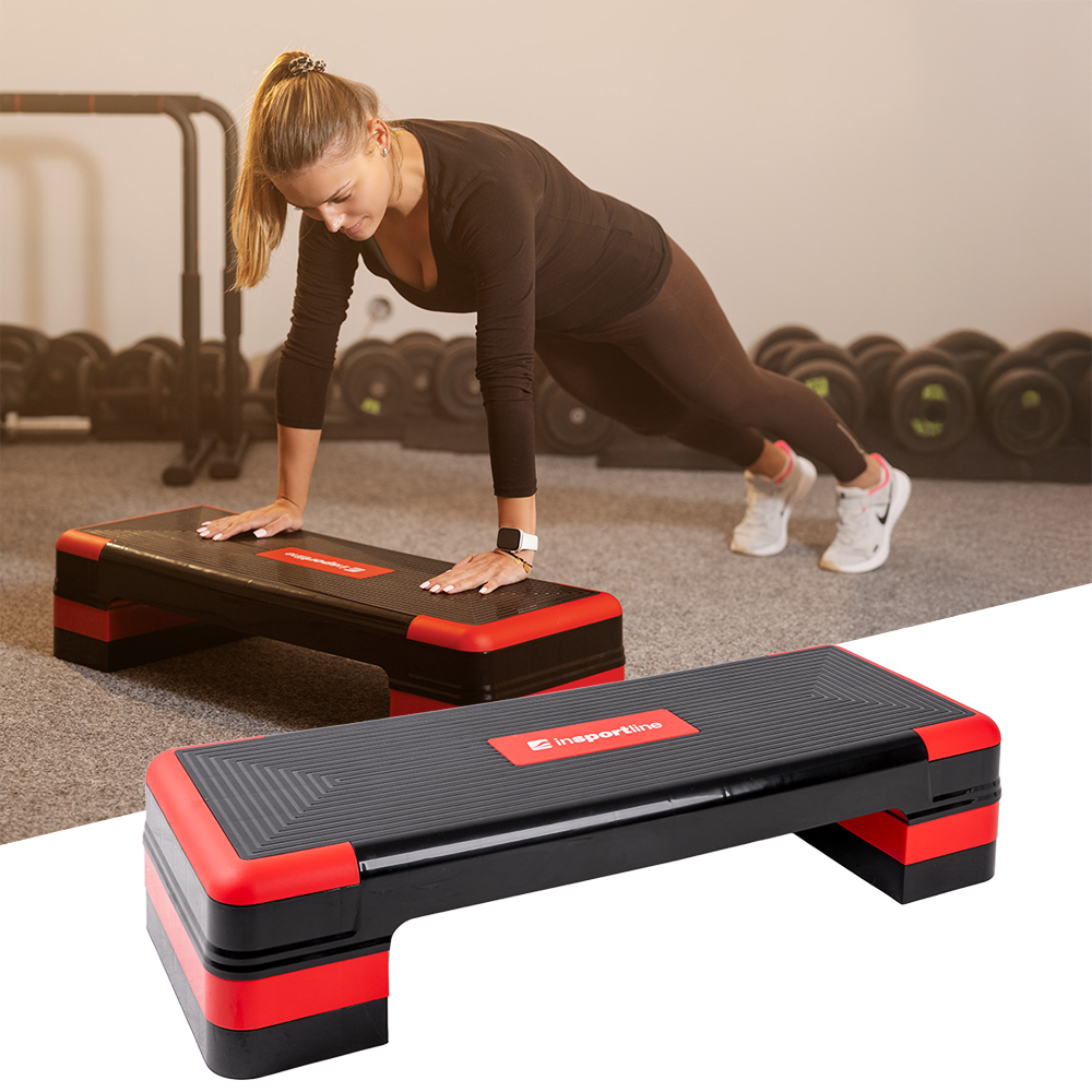 Aerobic step inSPORTline AS250 čierno-červená
