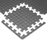 Puzzle podložka inSPORTline Famkin (12 dielov, 18 okrajov) šedá