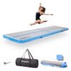 Airtrack inSPORTline Airstunt 400x100x10 cm bielo-modrý