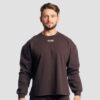 GymBeam Mikina Aura Jumper Tee Brown  L