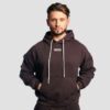 GymBeam Mikina Aura Hoodie Tee Brown  XL