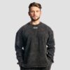 GymBeam Mikina Aura Jumper Washed Black  S