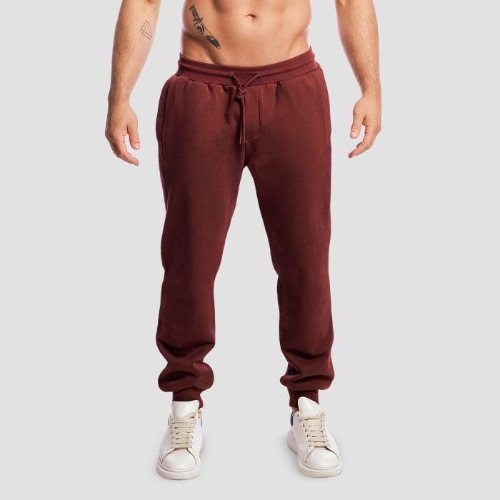 GymBeam Tepláky Base Cherrywood XXL