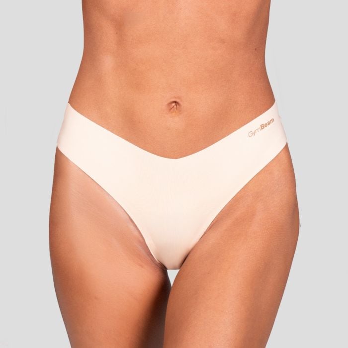 GymBeam Bezšvové nohavičky Comfy 3Pack Beige M
