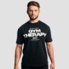 GymBeam Tričko Gym Therapy Black  XXL