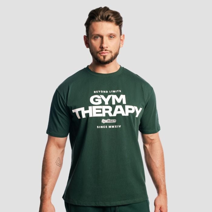 GymBeam Tričko Gym Therapy Forest L