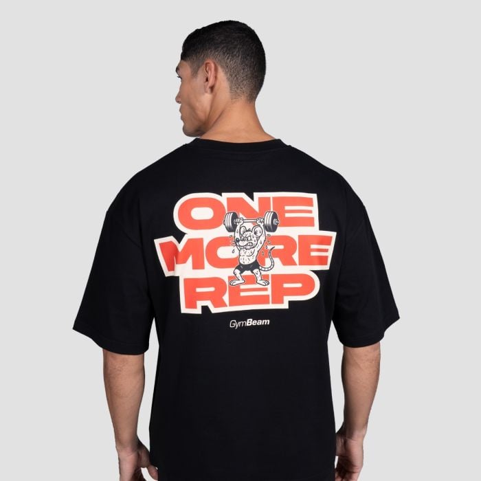 GymBeam Tričko GymRat Black XL