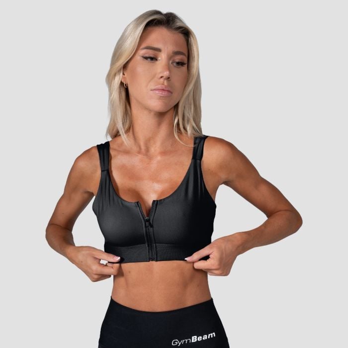 GymBeam Športová podprsenka Prime Black L