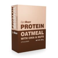 GymBeam Proteínová ovsená kaša s chia a orechmi lesné ovocie
