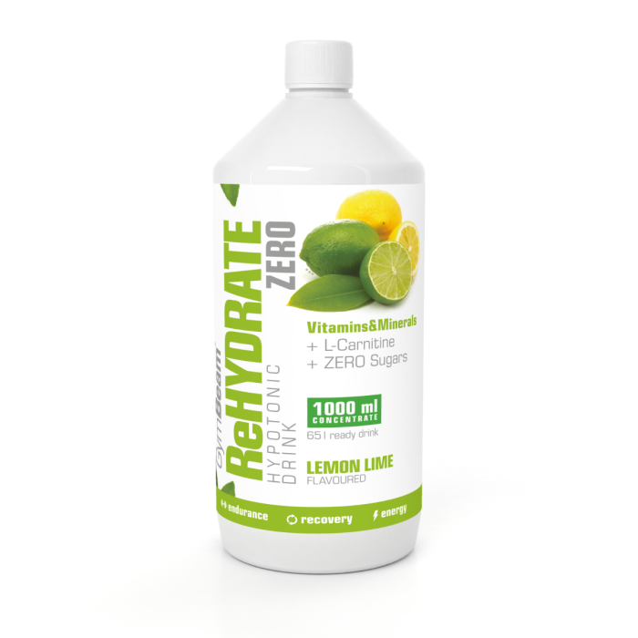 GymBeam Iontový nápoj ReHydrate ZERO citrón limetka