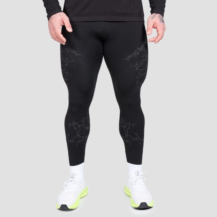 GymBeam Seamless legíny Static Black L