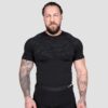 GymBeam Seamless Tričko Static Black  S