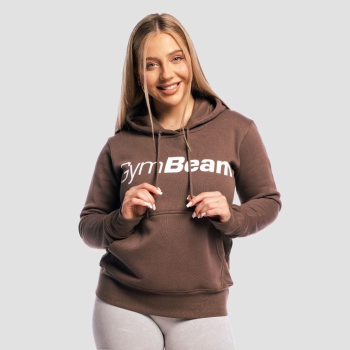 GymBeam Dámska Mikina Athlete Cocoa XXL