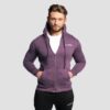 GymBeam Mikina Zipper Hoodie Obsidian  L
