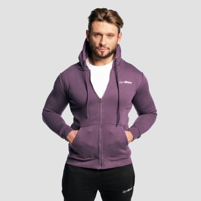 GymBeam Mikina Zipper Hoodie Obsidian XL