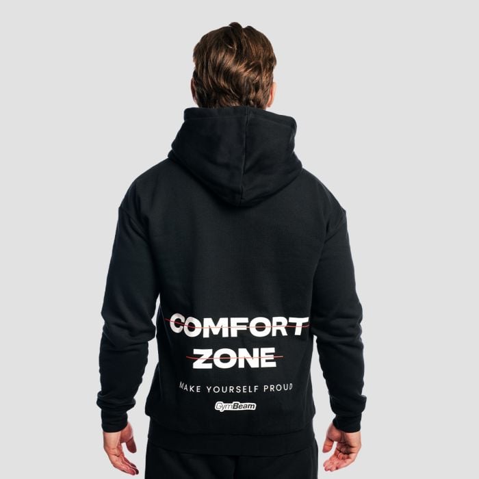 GymBeam Mikina so zipsom Zone Black XL