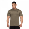 Better Bodies Essex Stripe Tee Washed Green Melange  M
