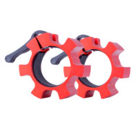 Set olympijských hliníkových objímok inSPORTline CL-21 50mm červená