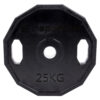 Pogumovaný olympijský kotúč inSPORTline Ruberton 25 kg 50 mm