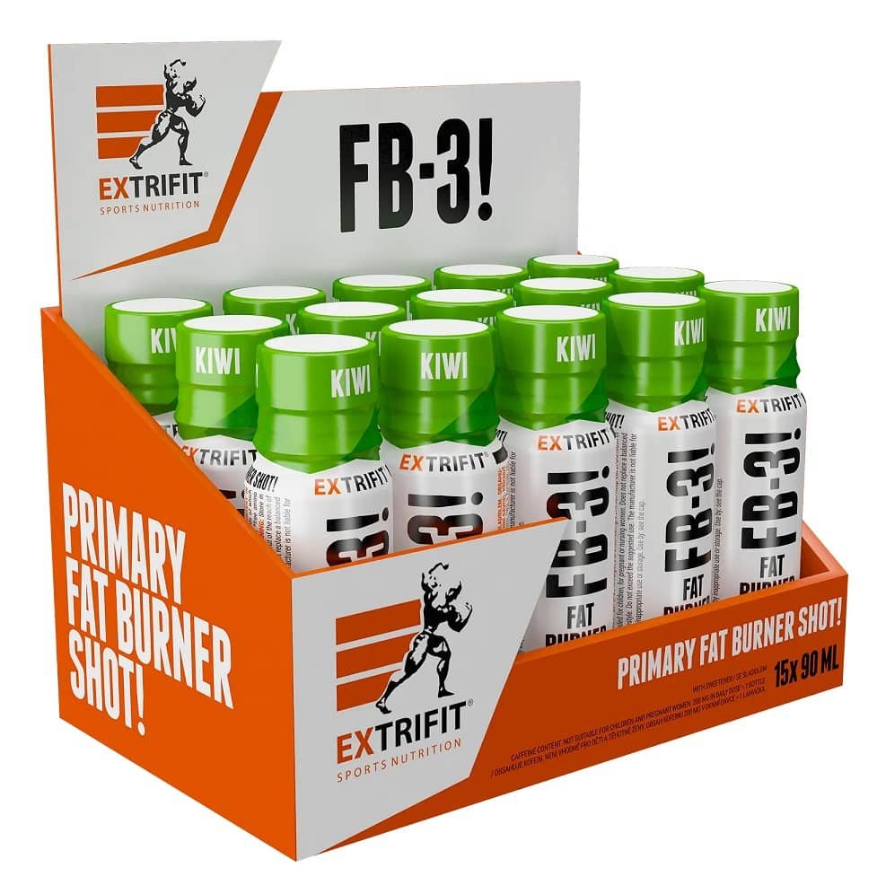 FB-3! Shot - Extrifit 15x90 ml. Kiwi