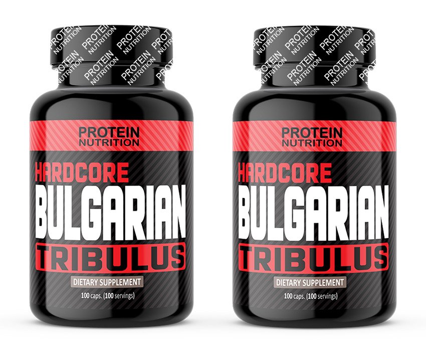 1+1 Zadarmo: Hardcore Bulgarian Tribulus - Protein Nutrition 100 kaps. + 100 kaps.