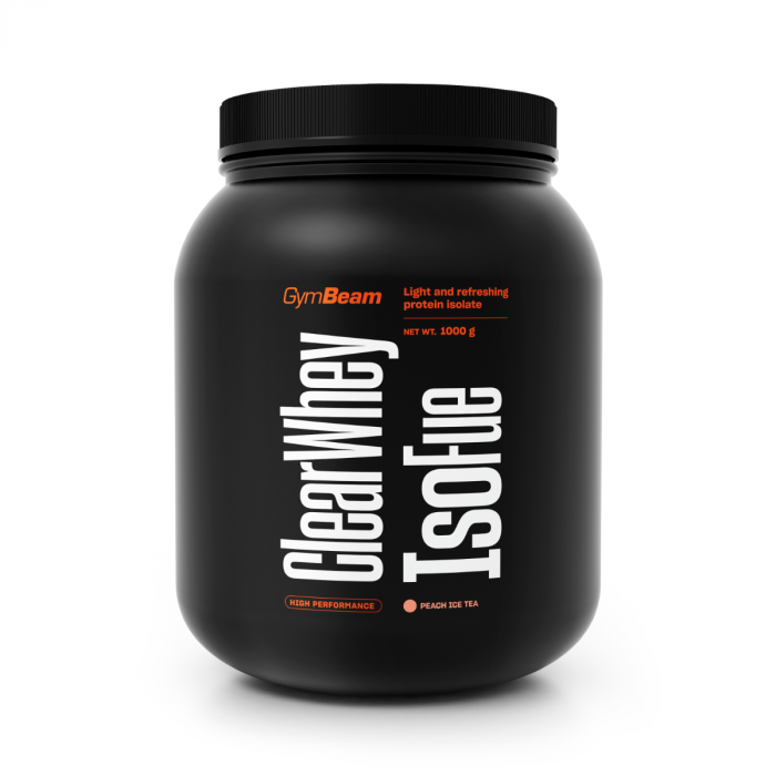 GymBeam Clear Whey IsoFue broskyňa ľadový čaj