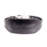 GymBeam Fitness opasok celokožený black  L