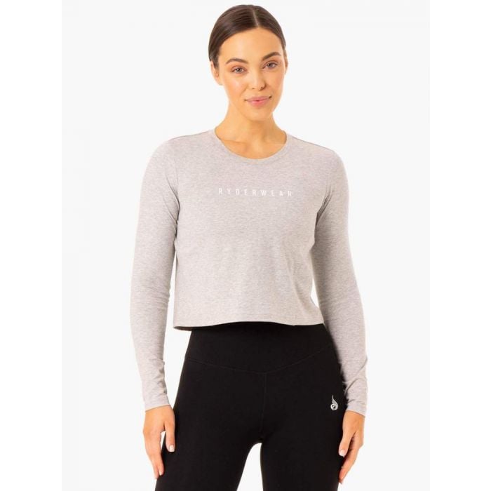 Ryderwear Dámske tričko Long Sleeve Top Foundation Grey XS