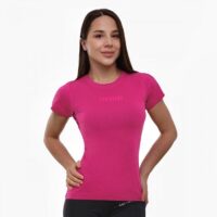 GymBeam Dámske tričko FIT Magenta  XS
