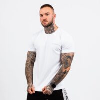 GymBeam Tričko TRN White  XXL