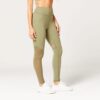 SQUATWOLF Dámske legíny Mesh Insert Green  S