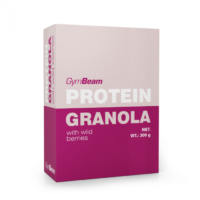 GymBeam Proteínová granola s lesným ovocím