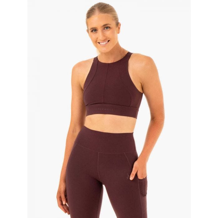 Ryderwear Športová podprsenka Reset High Impact Chocolate MM