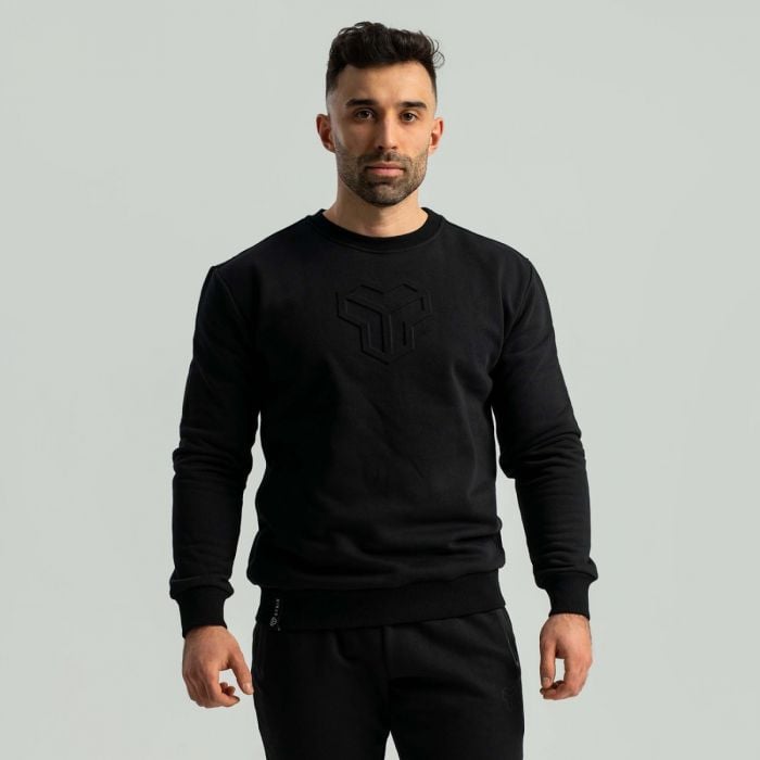 STRIX Mikina Embossed black LL