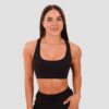 GymBeam Športová podprsenka Mesh Panel black  XSXS