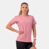 NEBBIA Dámske tričko Invisible Logo Old Rose  XS