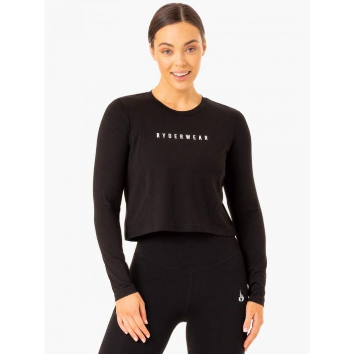 Ryderwear Dámske tričko Long Sleeve Top Foundation Black XS