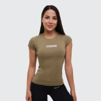 GymBeam Dámske tričko FIT Olive  XS
