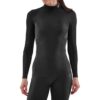 SKINS Dámske kompresné tričko Thermal Long Sleeve Series-3 Black  S