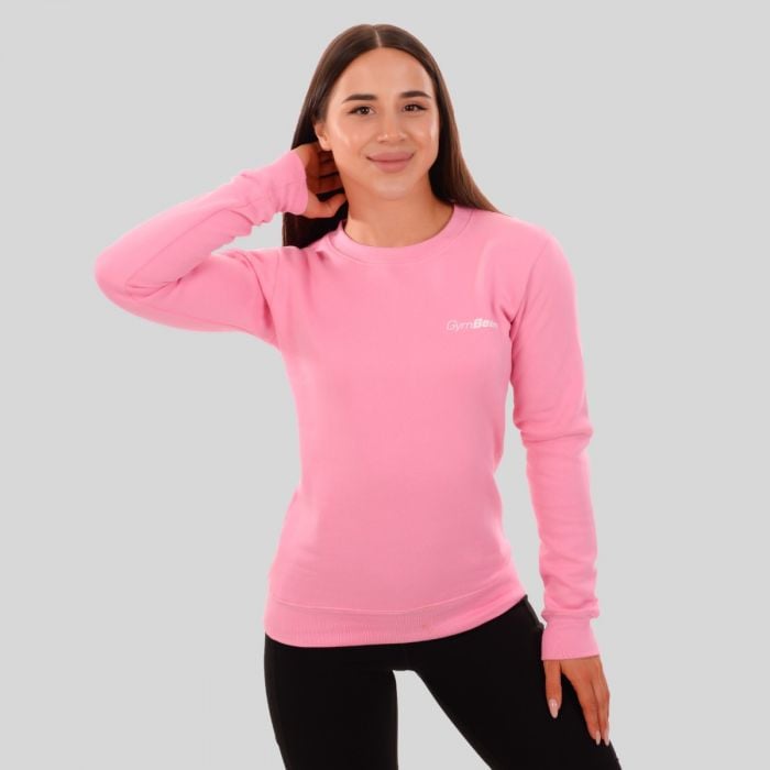 GymBeam Dámska mikina Basic Jumper Baby Pink XLXL