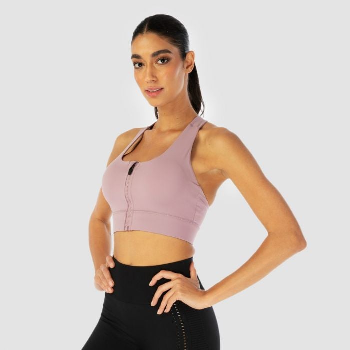 SQUATWOLF Športová podprsenka Zip Up Infinity Elderberry XS