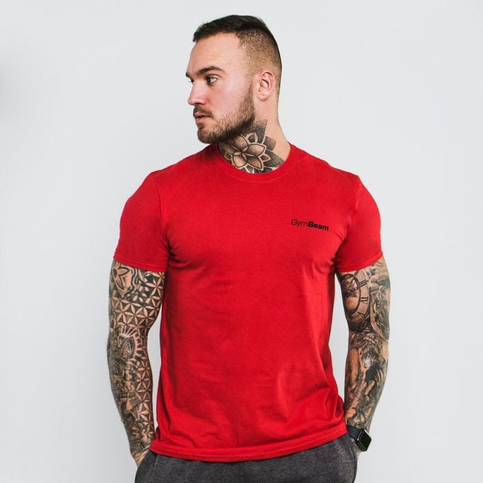GymBeam T-shirt Basic Cherry Red XXL
