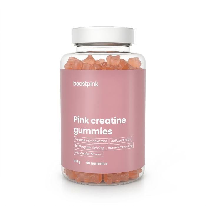 BeastPink Pink creatine gummies