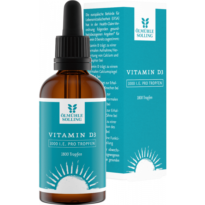 Ölmühle Solling Vitamín D3 kvapky 1000 IU