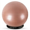 Gymnastická lopta inSPORTline Stretch Ball 75 cm so základňou BallBase mocha mousse