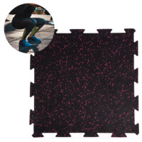Záťažová podložka inSPORTline Puzeko 50x50x1 cm čierno-červená