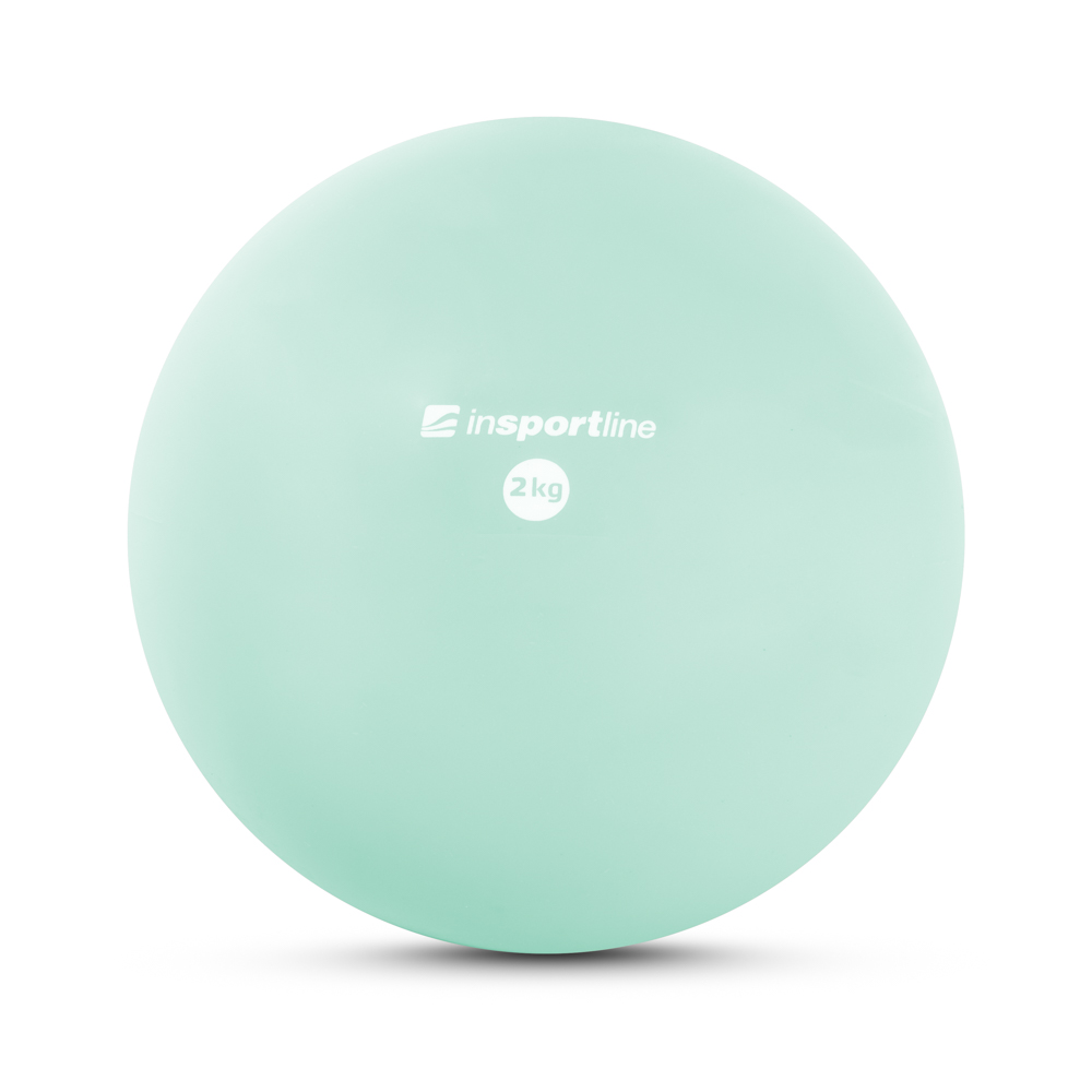 Joga lopta inSPORTline Yoga Ball 2 kg mentolová