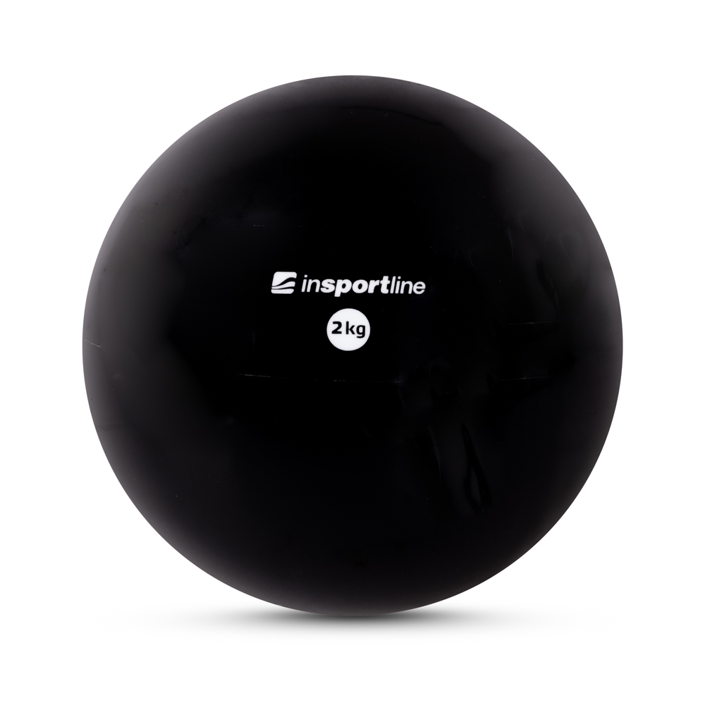 Joga lopta inSPORTline Yoga Ball 2 kg čierna