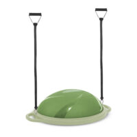 Balančná podložka inSPORTline Dome Hold s gumovými expandermi 100 cm / 4,6 kg zelená